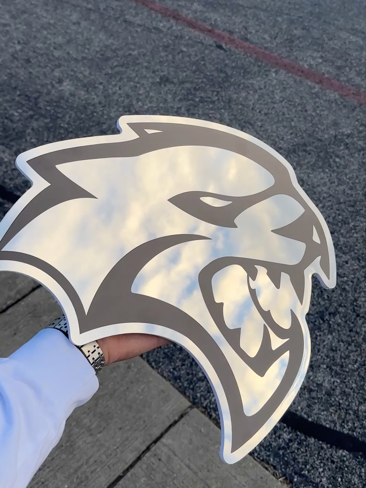 Hellcat Logo Mirror