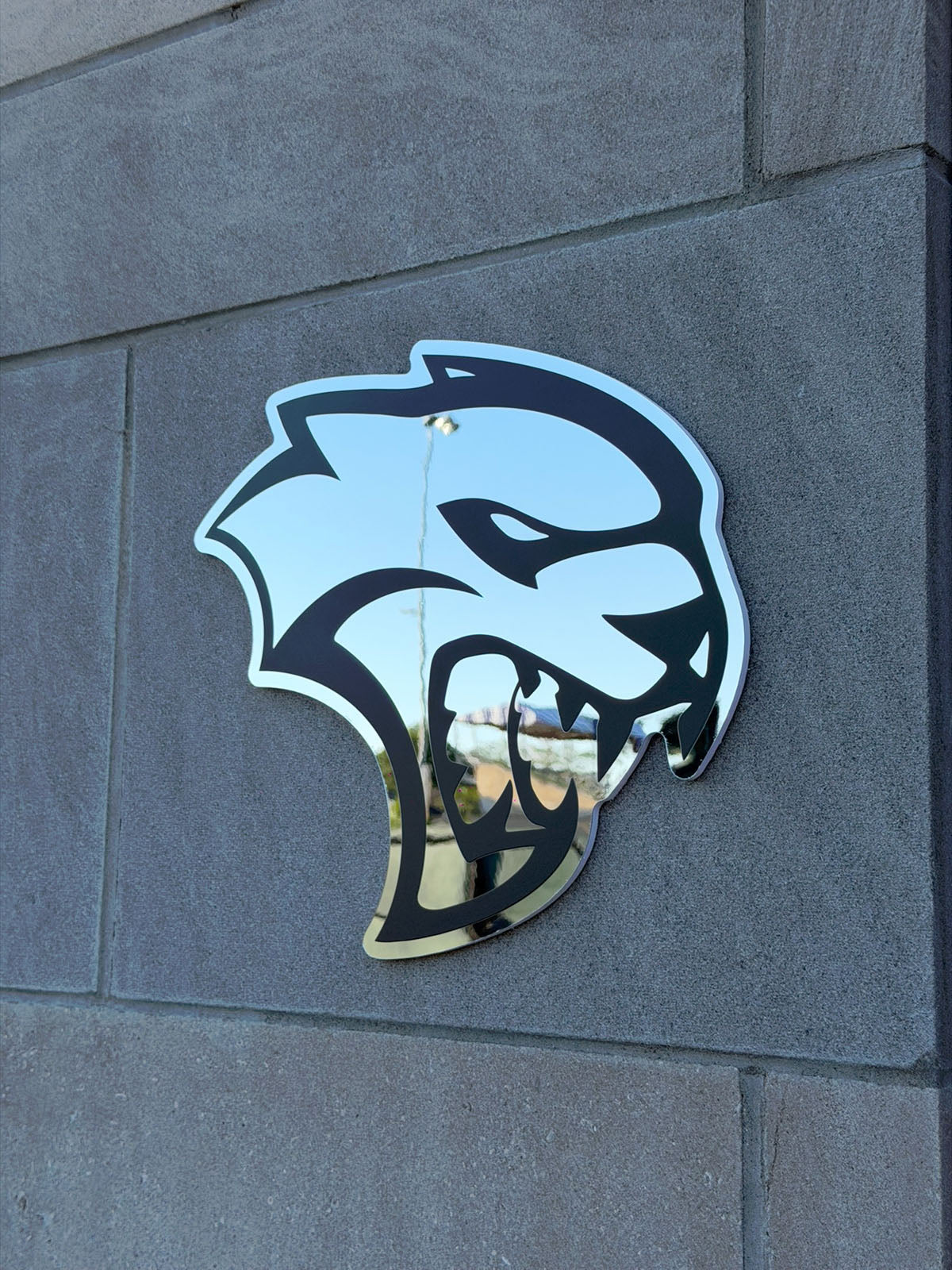 Hellcat Logo Mirror